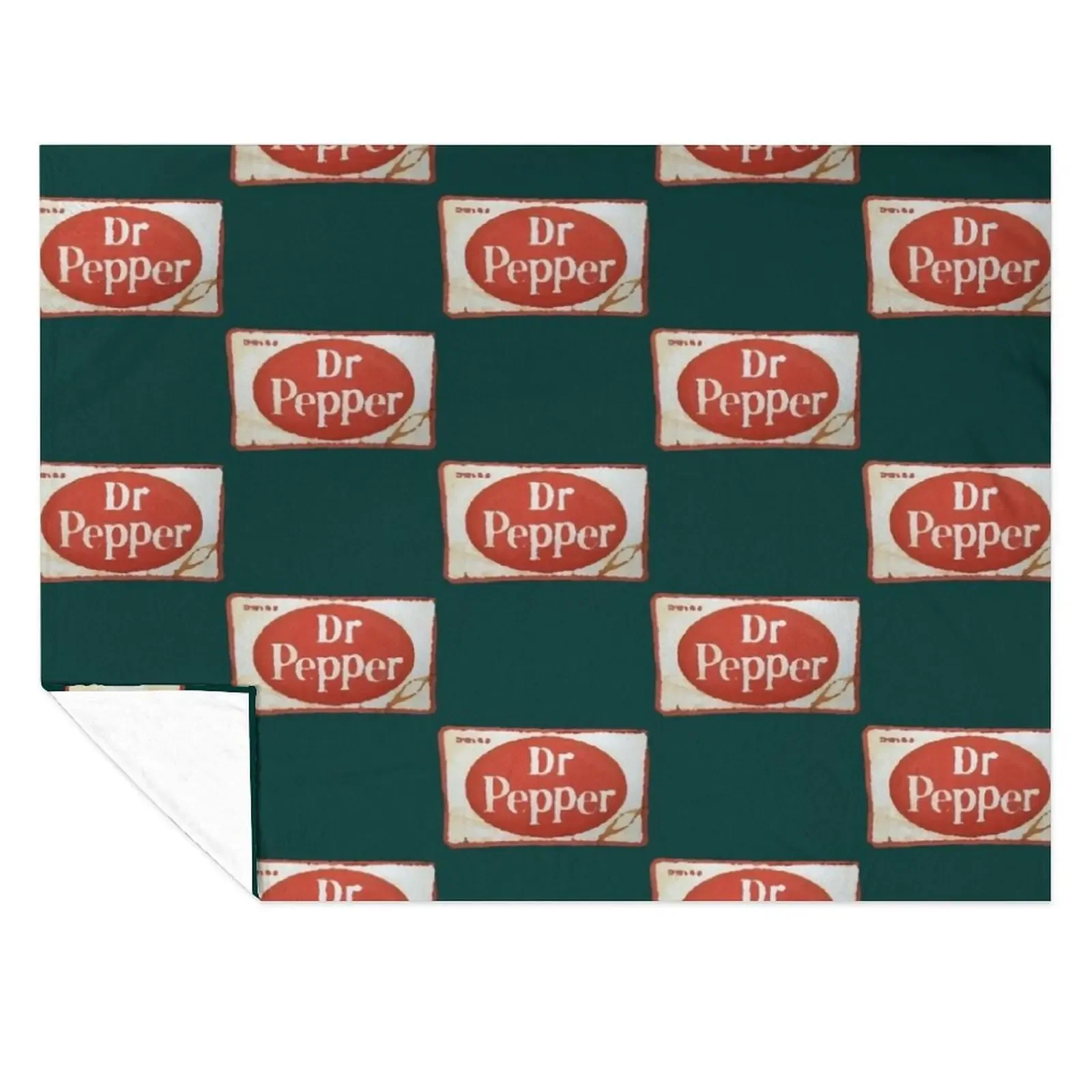 

Vintage Rusty Dr. Pepper Soda Sign Throw Blanket Blankets Sofas Of Decoration Picnic bed plaid Furrys Blankets