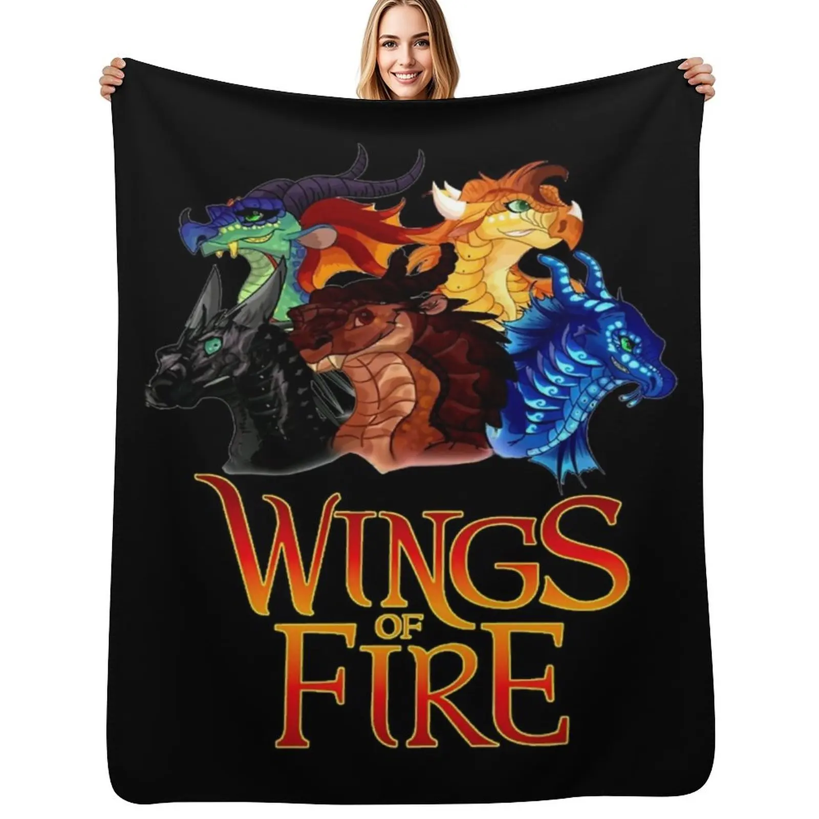 Wings Of Fire All Together Throw Blanket Luxury Throw halloween Single Summer Furrys Sofas Blankets