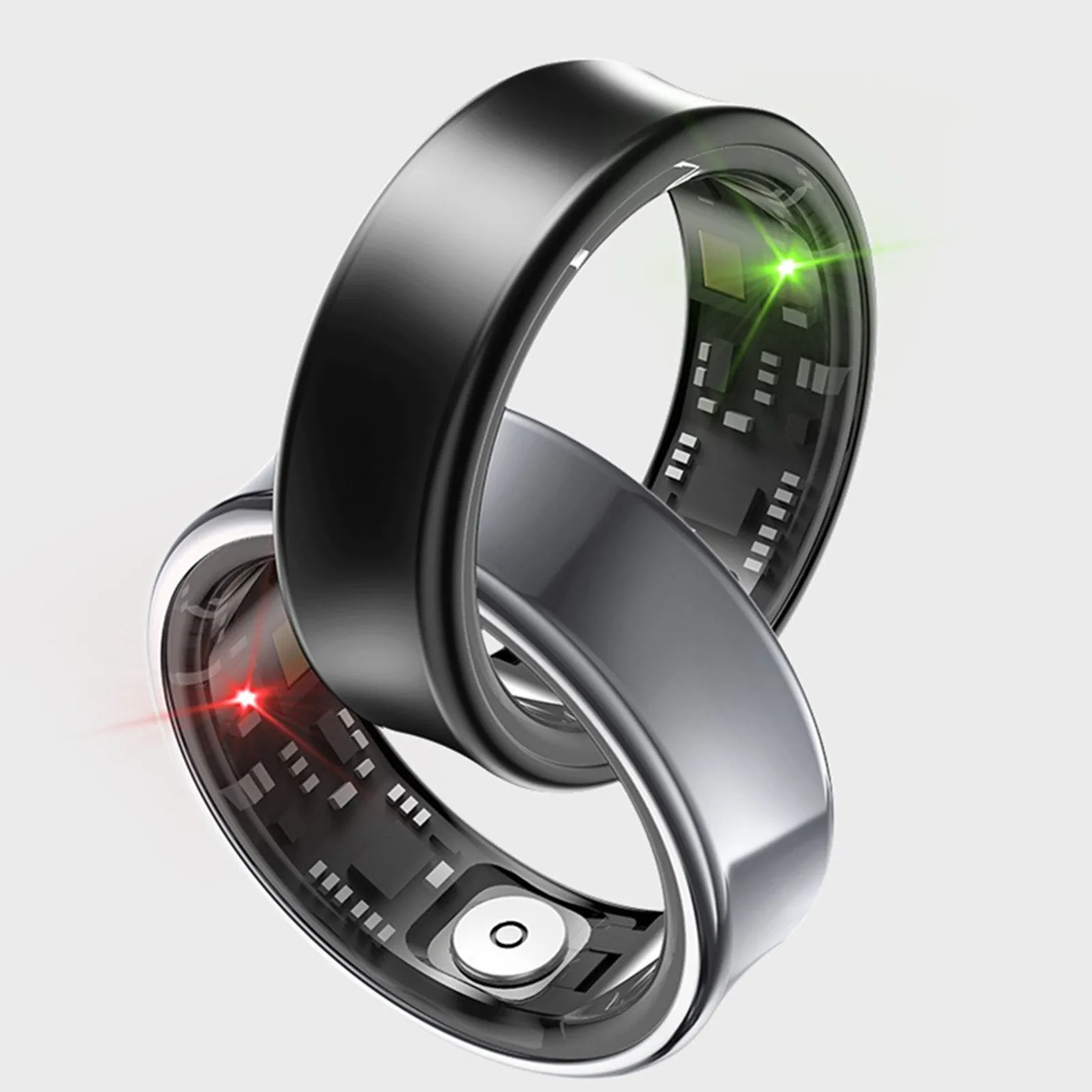 Metal Waterproof Smart Ring Sport Tracker Health Monitoring Bluetooth Bracelet Calorie Sleep Fitness Intelligent Finger Jewelry