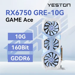 Yeston AMD RADYON RX 6750 GRE 10G Gaming Master Graphics Card OC Gaming Esports Live Video AI Independent Graphics Card New