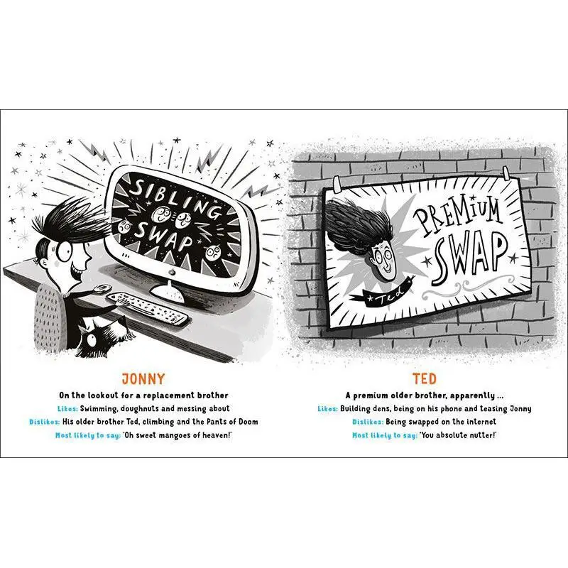 I Swapped My Brother On The Internet Jo Simmons Bloomsbury UK 9781408877753 Book