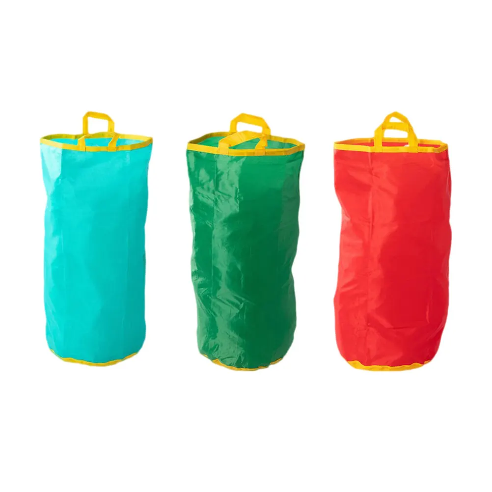 3Pcs Sack Race Bags Outdoor For Student Nylon Fabric Game Kindergarten Colorful Lightweight Activity