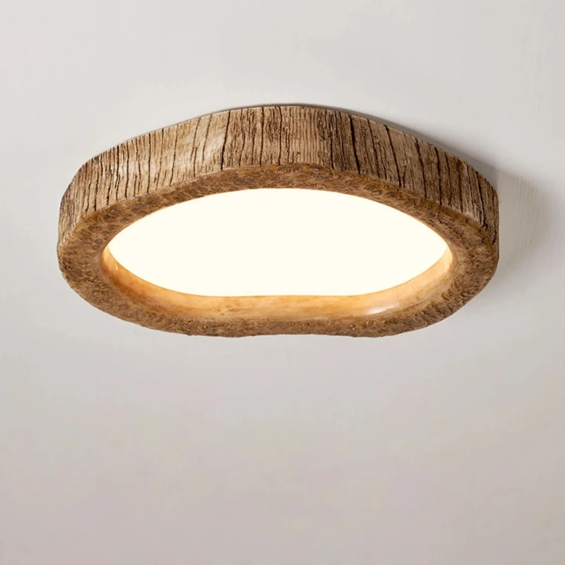 

Nordic Designer Wooden Led Ceiling Lamp for Living Room Bedroom Velers Food Tables Decorative Luminaires Home Decor Luster