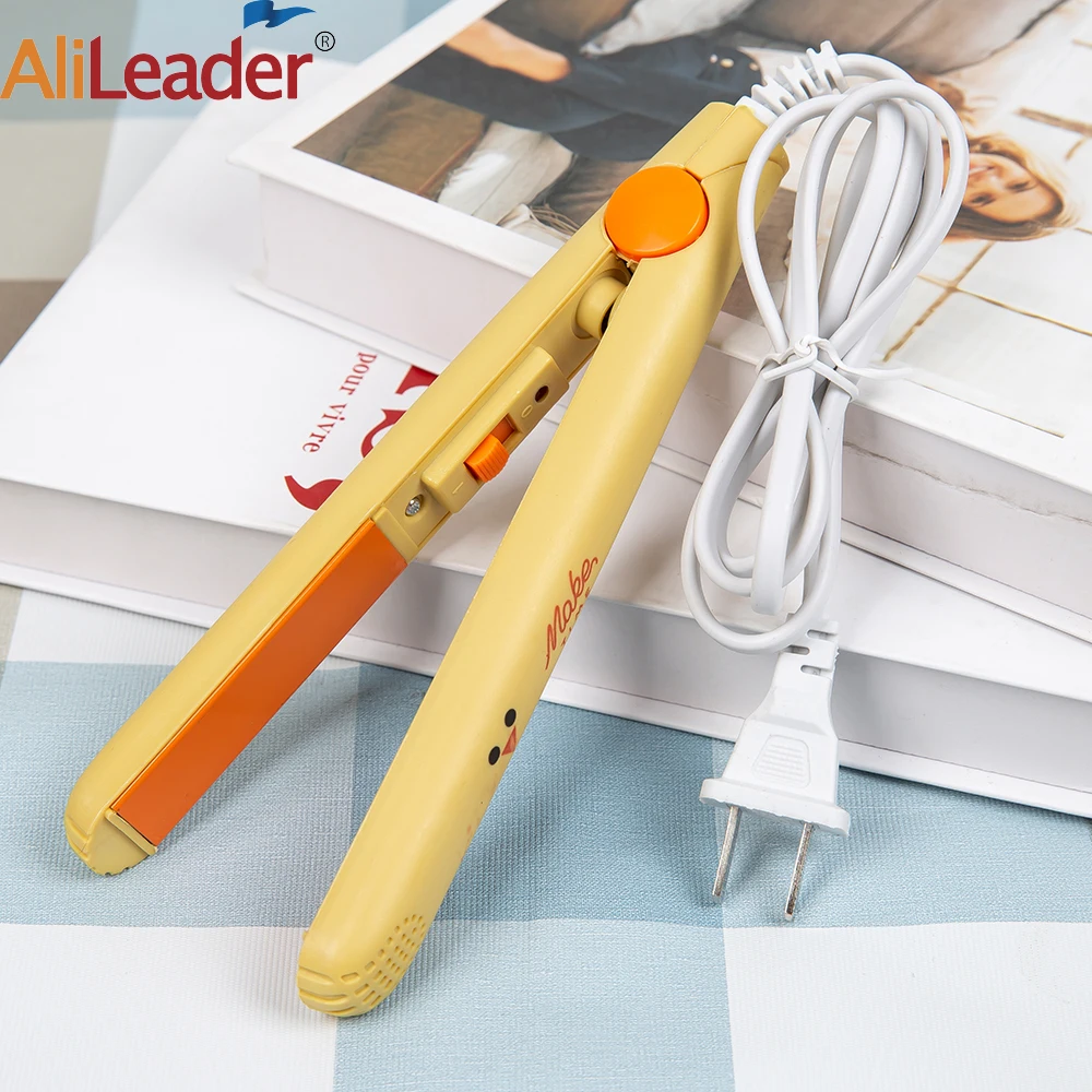 Mini Ceramic Hair Straightener Quick Heating Curler For Women Straight Hair Flat Iron Portable Curling Iron Girl's Styling Tools