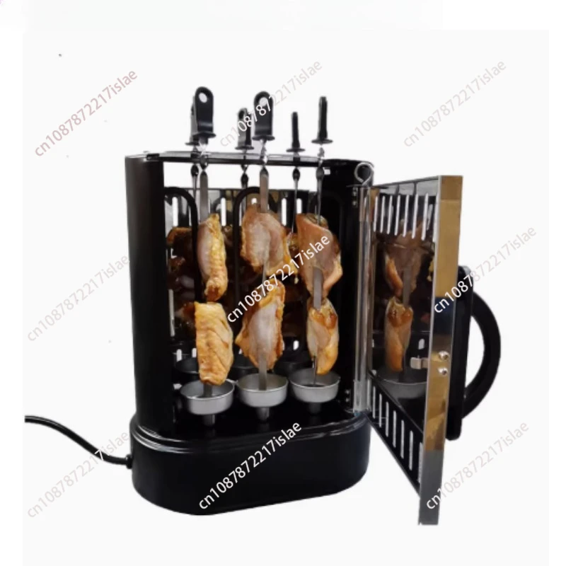 

1000W Smokeless electric skewers machine, automatic rotating electric oven, smokeless small oven 220V/50HZ