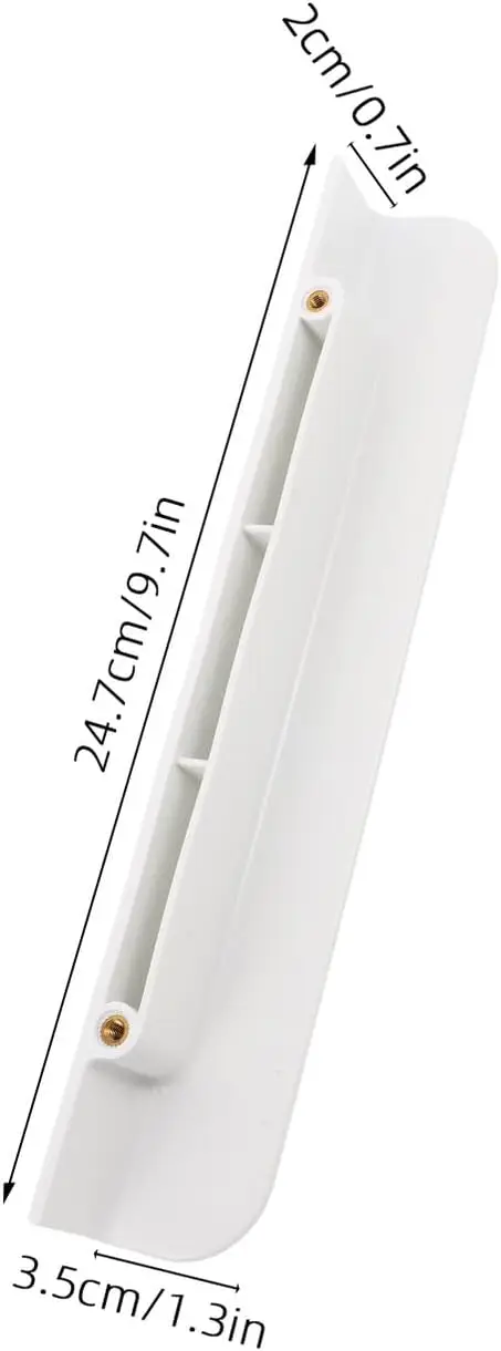 250mm Cabinet Handle Constructed from Robust ABS Plastic Compatible with Refrigerators Freezers and Pantry Doors