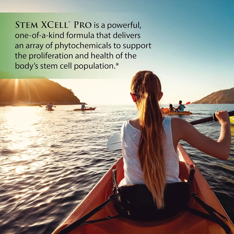 Stem XCell Pro, Cellular and immune health antioxidant support, stem cell health supplement, 60 pills