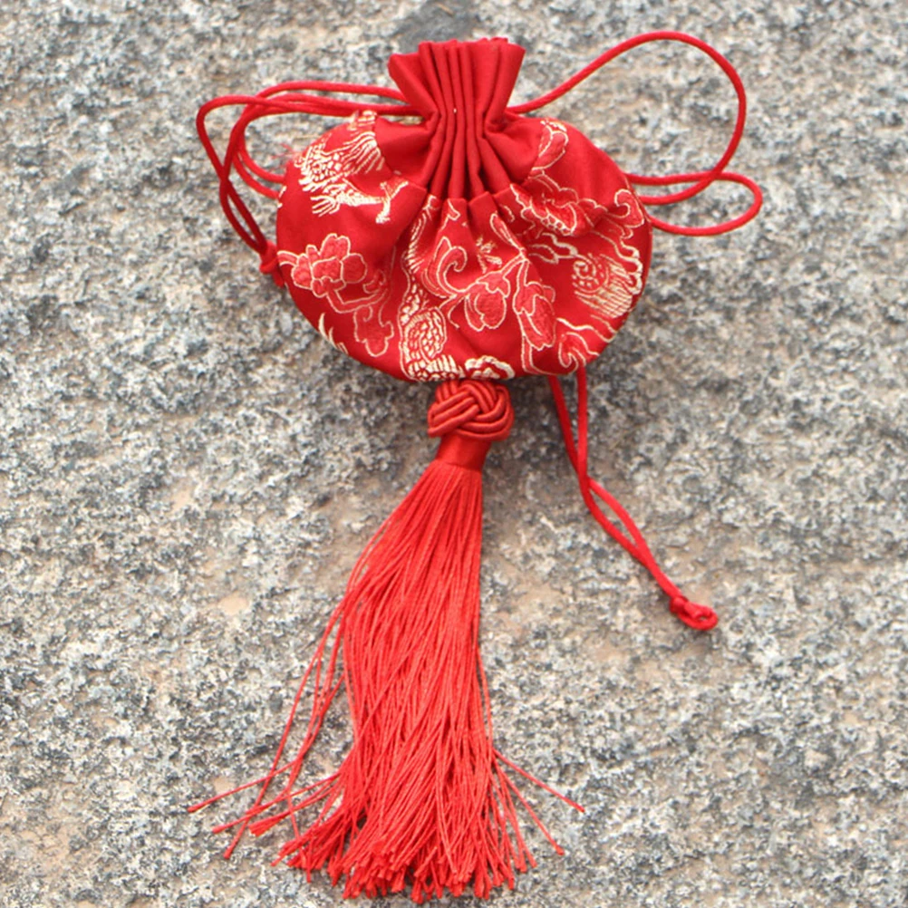 

Chinese Style Sachet Bag Portable Empty Pouch For Festival Costume Decor Chinlon Material Lightweight Travel Accessory