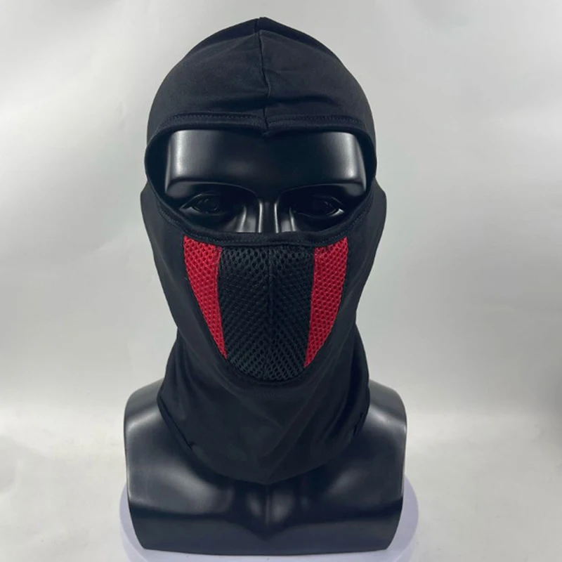 Breathable Balaclava Motorcycle Full Face Mask Motorbike Cycling Bike Mask Motocross Helmet Hood Moto Riding Neck Face Mask