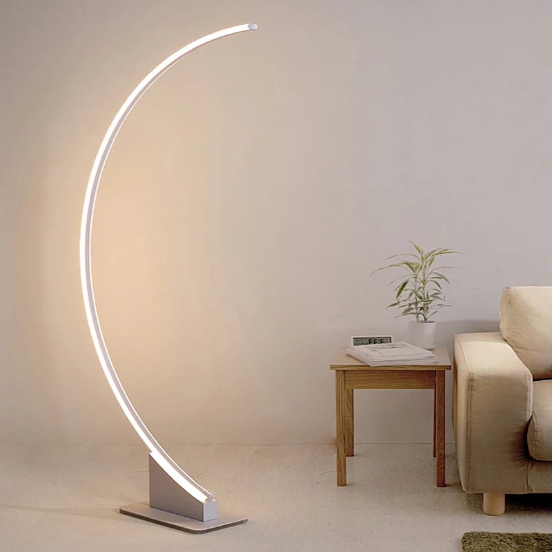 

Learn Simple Modern Living Room Nordic Lights Creative Decoration Bedroom Room Light Emitting Diode Floor Lamp