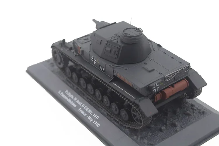 Rare 1 / 43 Germany pz.kpfw iv ausf. (d) medium tank model France 1940 Finished product collection model