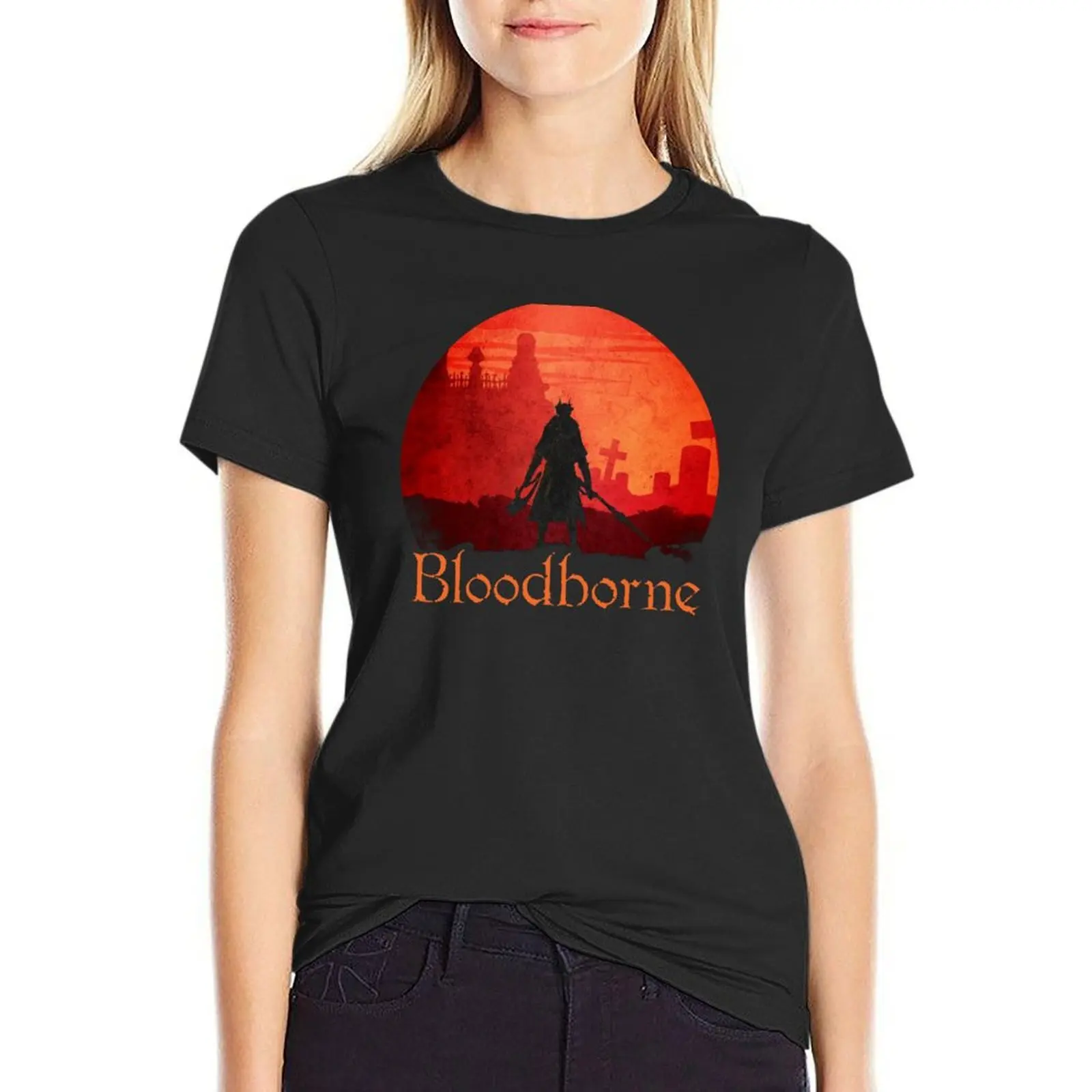 

BLOODBORNE T-Shirt hippie clothes summer clothes T-shirt Women