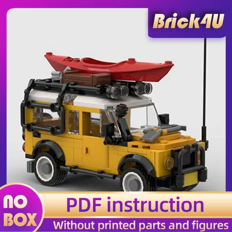 

Moc Building Bricks Famous Car Model Classics Mini Defender 110 Technology Modular Blocks Gifts Christmas Toys DIY Sets Assembly