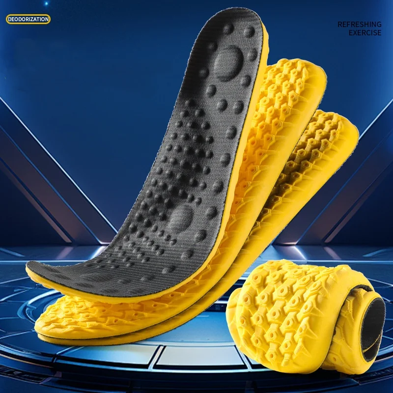 

Massage Anti-odor Insoles Sweat-absorbing Breathable Shock-absorbing Sports Insoles