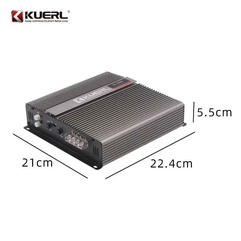 Durable Two-channel Car Power Amplifier N-368 Car Audio Modified 2 * 70W Two-way Car Power Amplifier