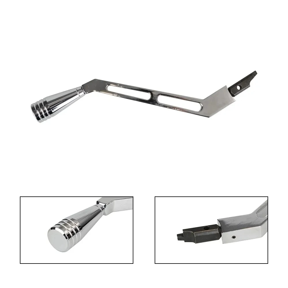 شيفتر رافعة بدوره إشارة خطر إمالة عدة المتعري المقبض مصقول البليت سبائك الألومنيوم لكبار السن بويك 1967-1994 GM العمود