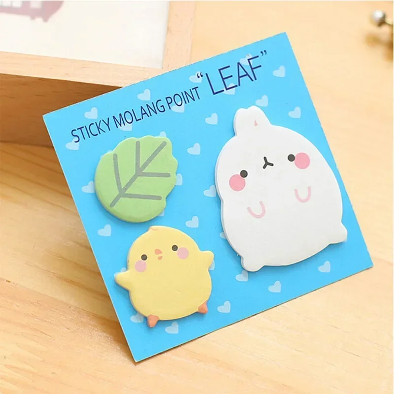 Cute Sticky Notes Kawaii Animals Notes Cartoon Adhesive Notepad Writing Pads Office Supplies School Stationery Notepad