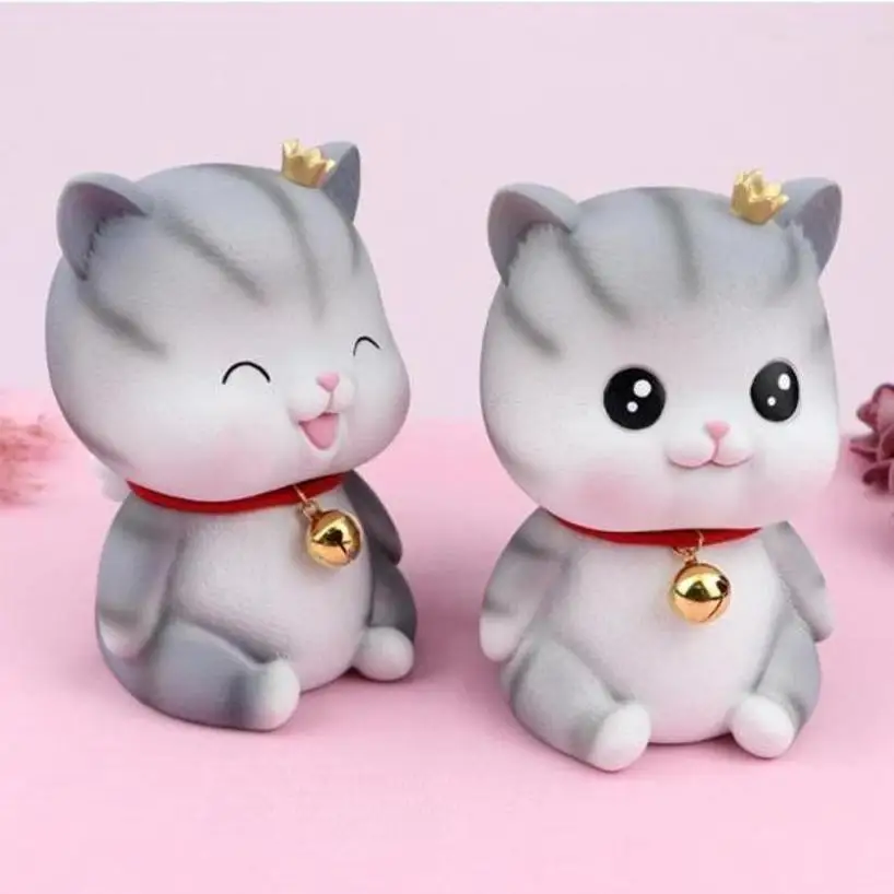1 Pcs Cute Cat Bank Money Coin Saving Box Kids Christmas Gift Secret Money Storage