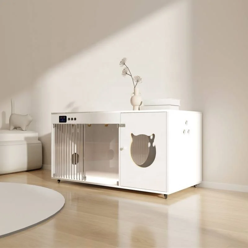 

Cat Villa Solid Wood Intelligent Thermostat Cat Warming House for Cat Breeding in Maternity Home