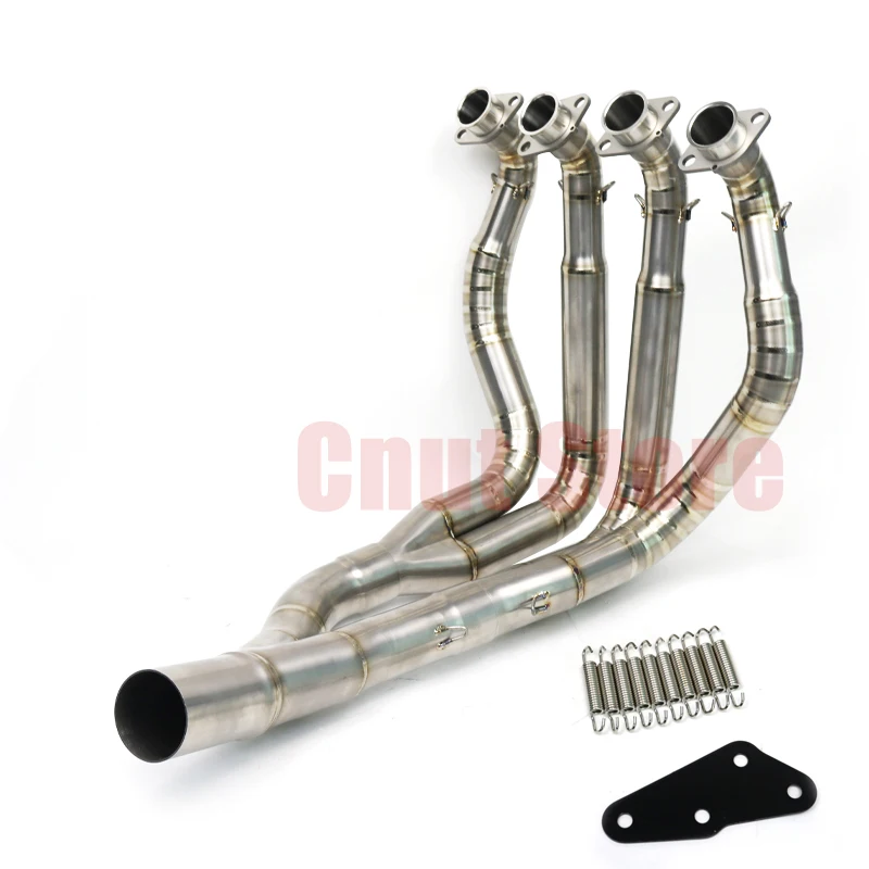 Titanium Alloy 57mm Motorcycle Exhaust System Slip-On Front Link Pipe For Suzuki Hayabusa GSX1300R GSXR1300 2006-2018 GSX 1300