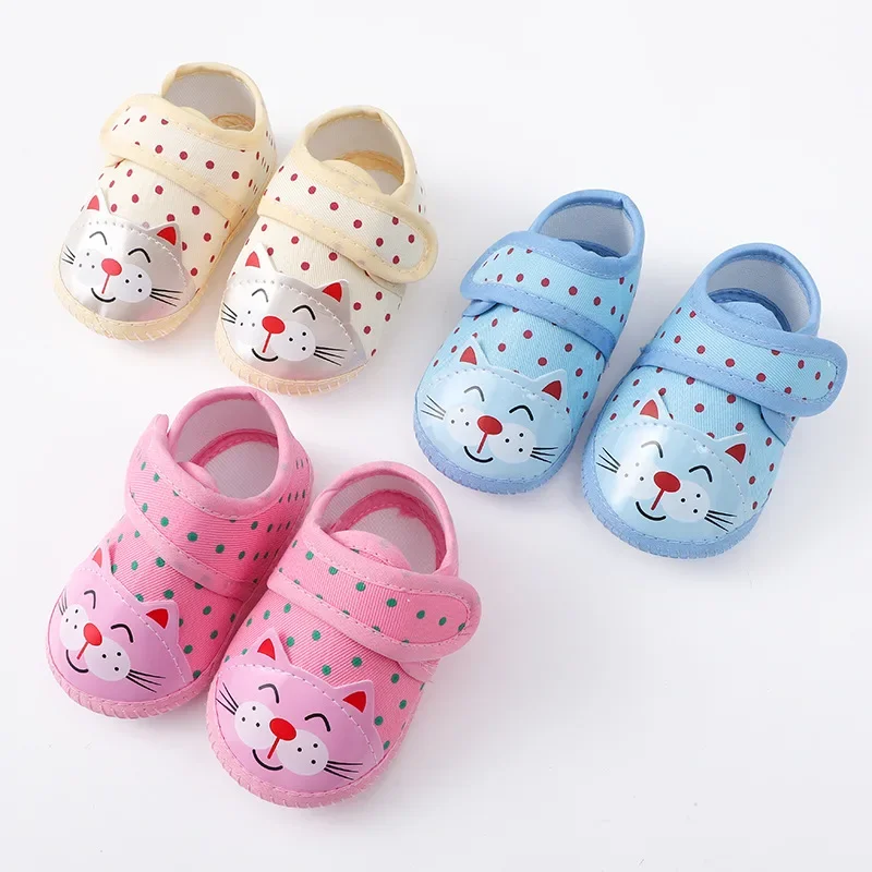 Baby Girl Shoes First Walkers Cartoon Newborn Baby Shoes Princess Infant Toddler Baby Shoes for Boys Flats Soft Prewalkers