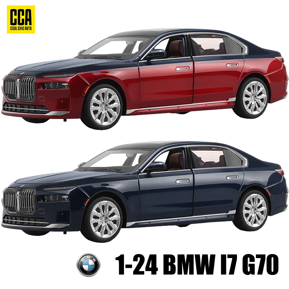 

CCA MSZ 1:24 BMWI7 G70 Original Box Alloy Car Model Craft Decoration Collection Toy Tool Gift Die Casting Car Model