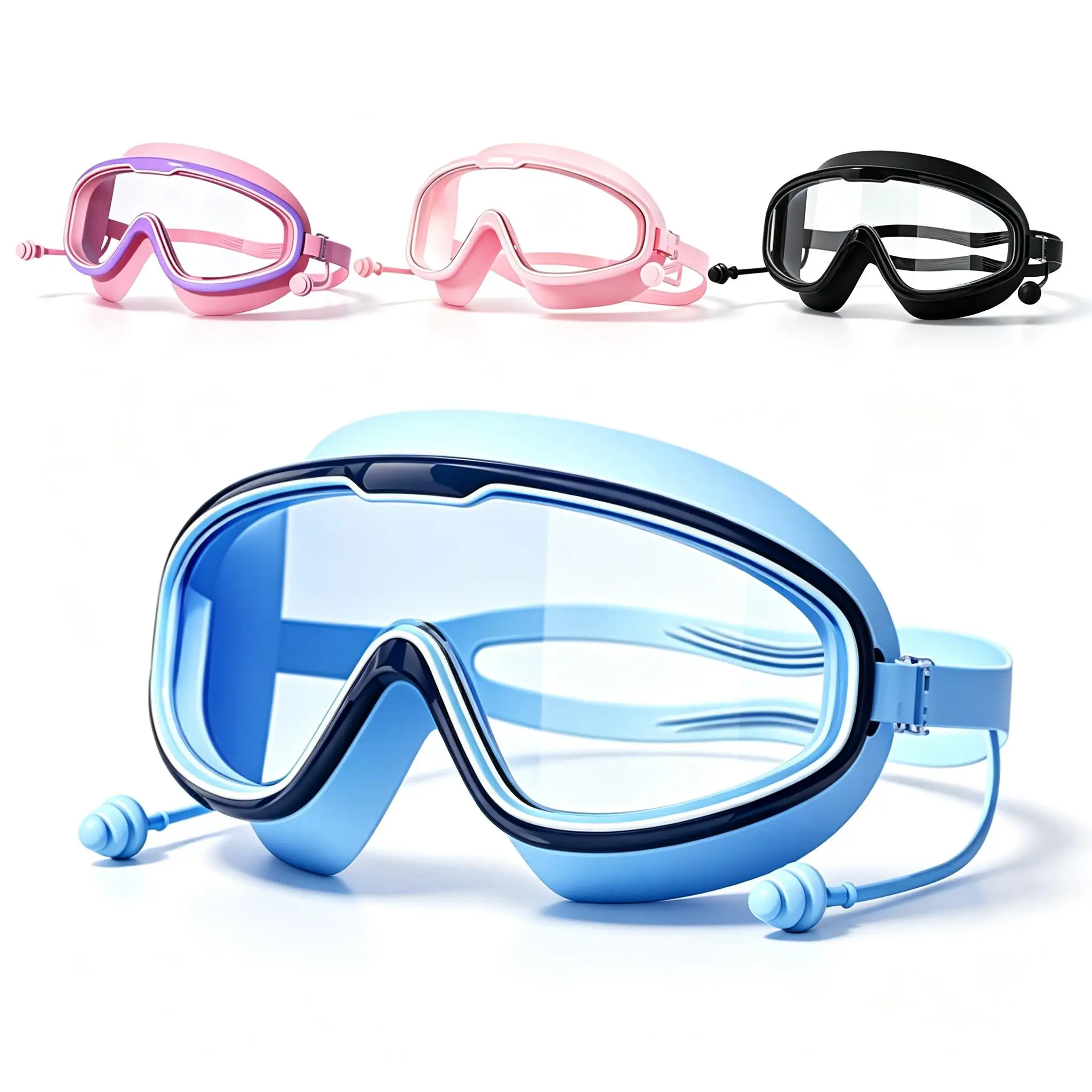 Unisex Unisex Comfort‑Fit Kids Swim Goggles Scratch‑Resistant Lens,1/2PC Optional for Kids Water Sports Beach Swimming - Aliexpress Deal