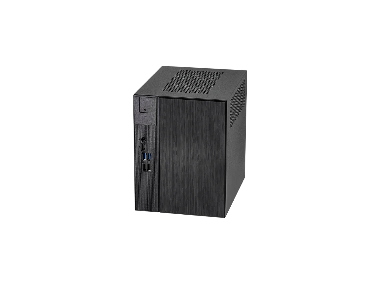 ASRock DeskMeet X600 Barebone Mini PC, AMD Socket AM5, Ryzen 9000/8000/7000 up to 65W, 4x DDR5 DIMM, 7200+ MHz (OC), 256GB