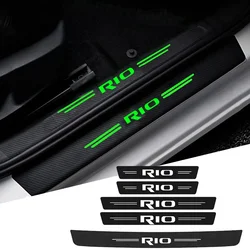 Car Door Threshold Stickers Decals Anti Scratch Tape Luminous for KIA Rio Logo Sportage Sorento Ceed KX5 Soul Accessories