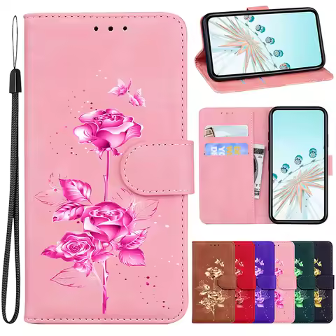 Stand Flip Wallet Case For Samsung Galaxy A26 A25 A16 A24 A23 a22 A22S A14 a15 A13 A12 4g 5G A13 4G LTE Leather Protect Cover