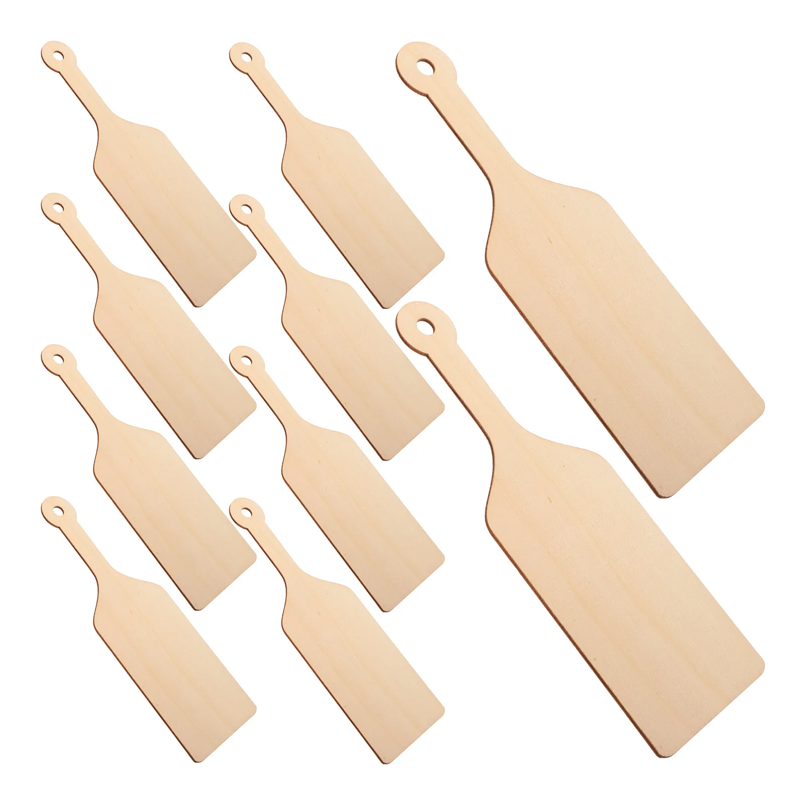 

10 Pcs Mini Wooden Cutting Boards Shape Craft Kids Painting Tools Kitchen Gifts Holiday Decor Small Wood Crafts