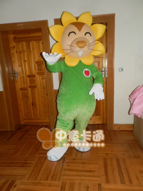 Christmas Sunflower Mascot Costume Adult Size Costume For Commercial Advertising Carnival Party Someone Inside Cartoon Props