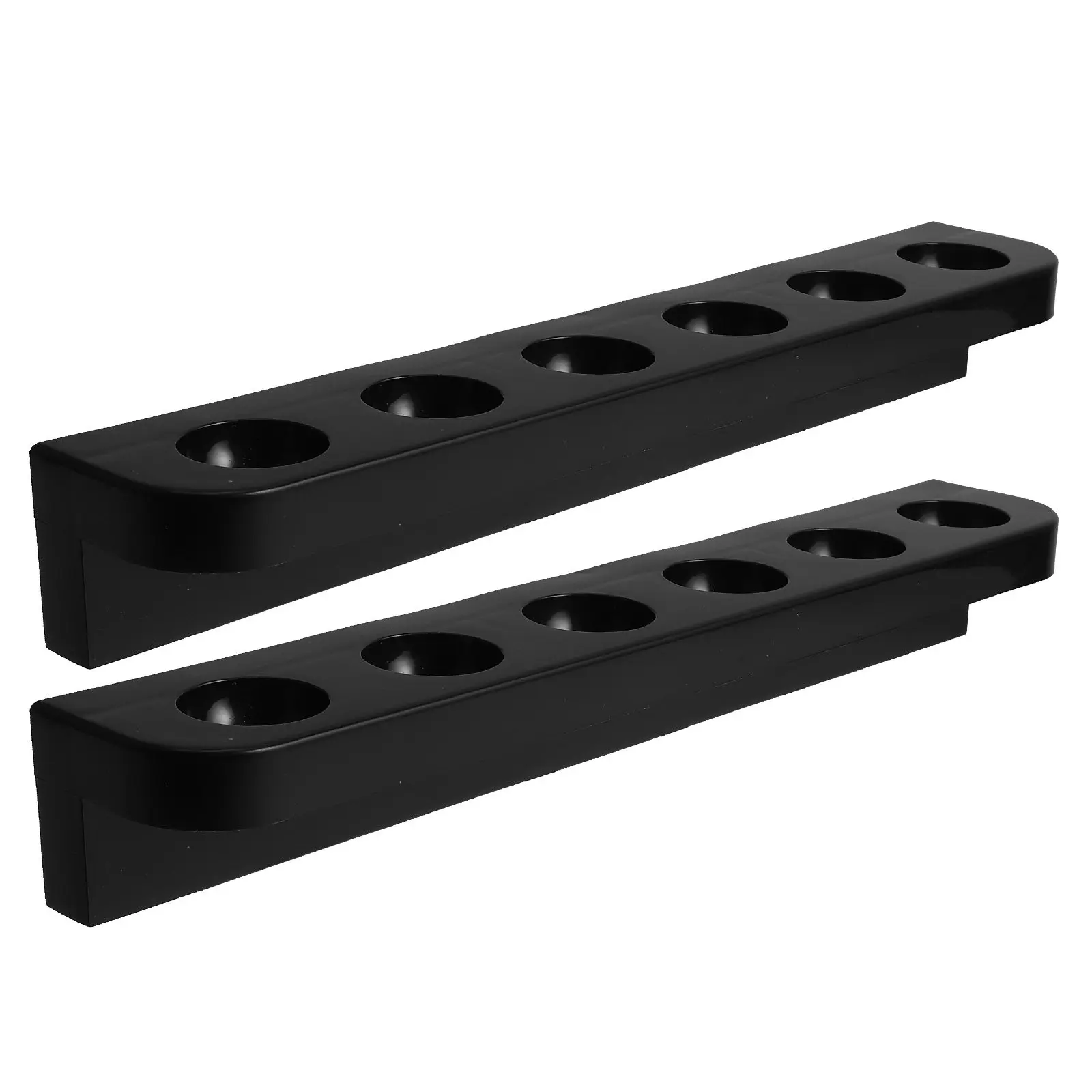 

Пара пластиковых держателей для бильярдных киев, современный органайзер для снаряжения для снукера, аксессуары для бильярдного стола, комплект для установки бильярдного оборудования