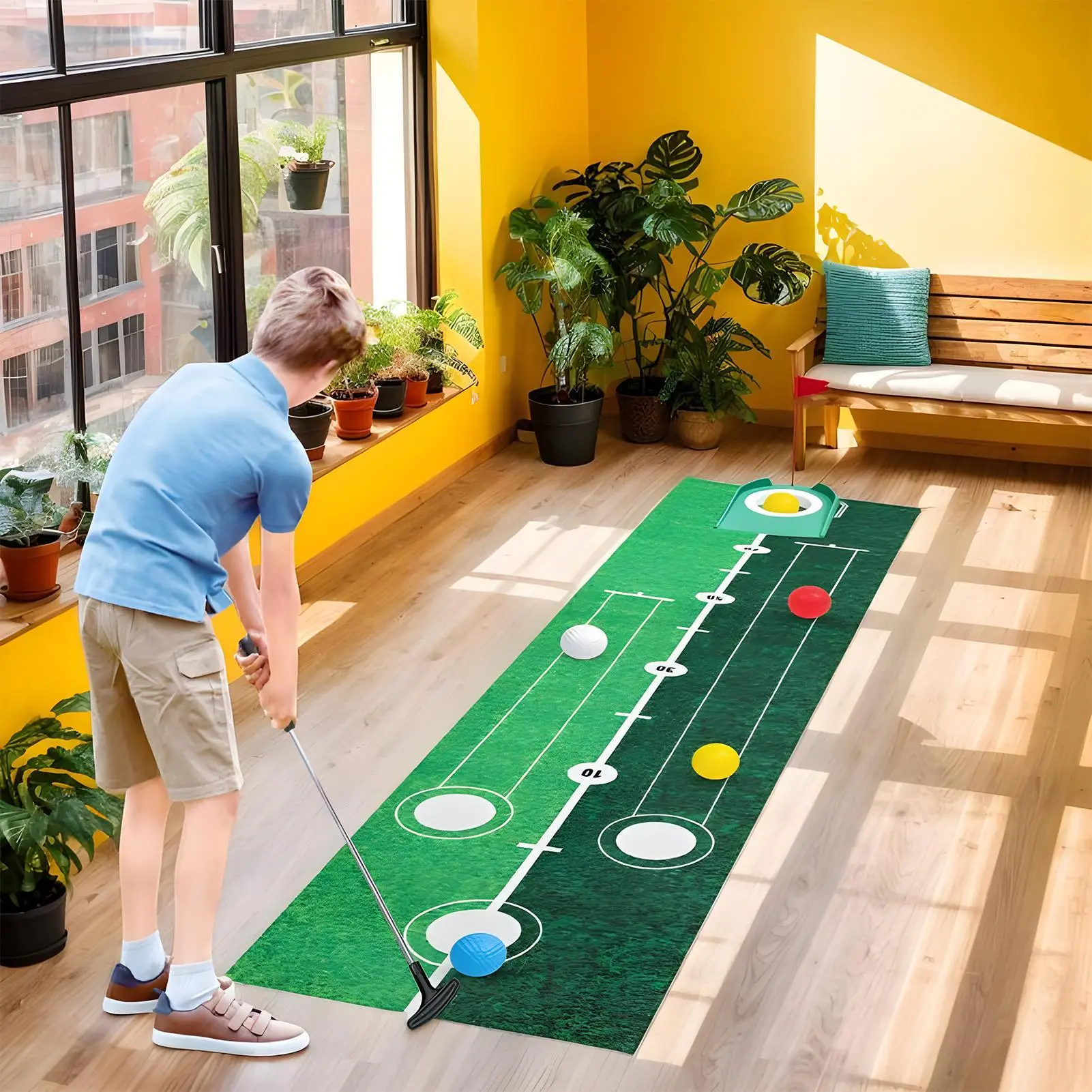 Indoor Putting Green Golf Putt - огляд і ціна Golf Equipment Kids