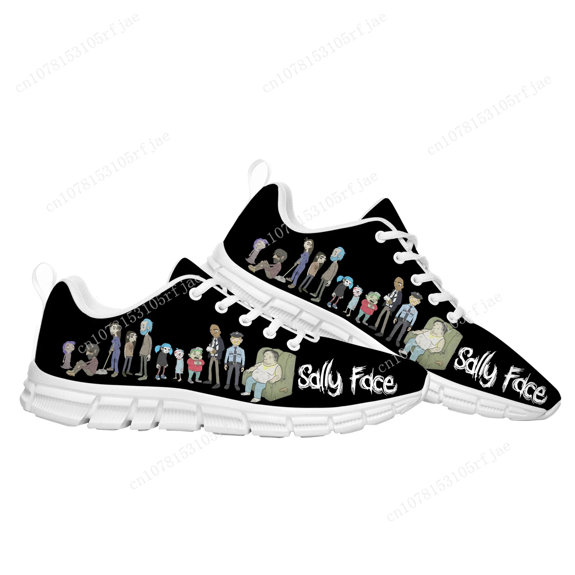 Sally Face Sports Custom Shoes High Quality Cartoon Game Mens Womens Teenager Fashion Sneaker Tailor Made Couple Built Shoes