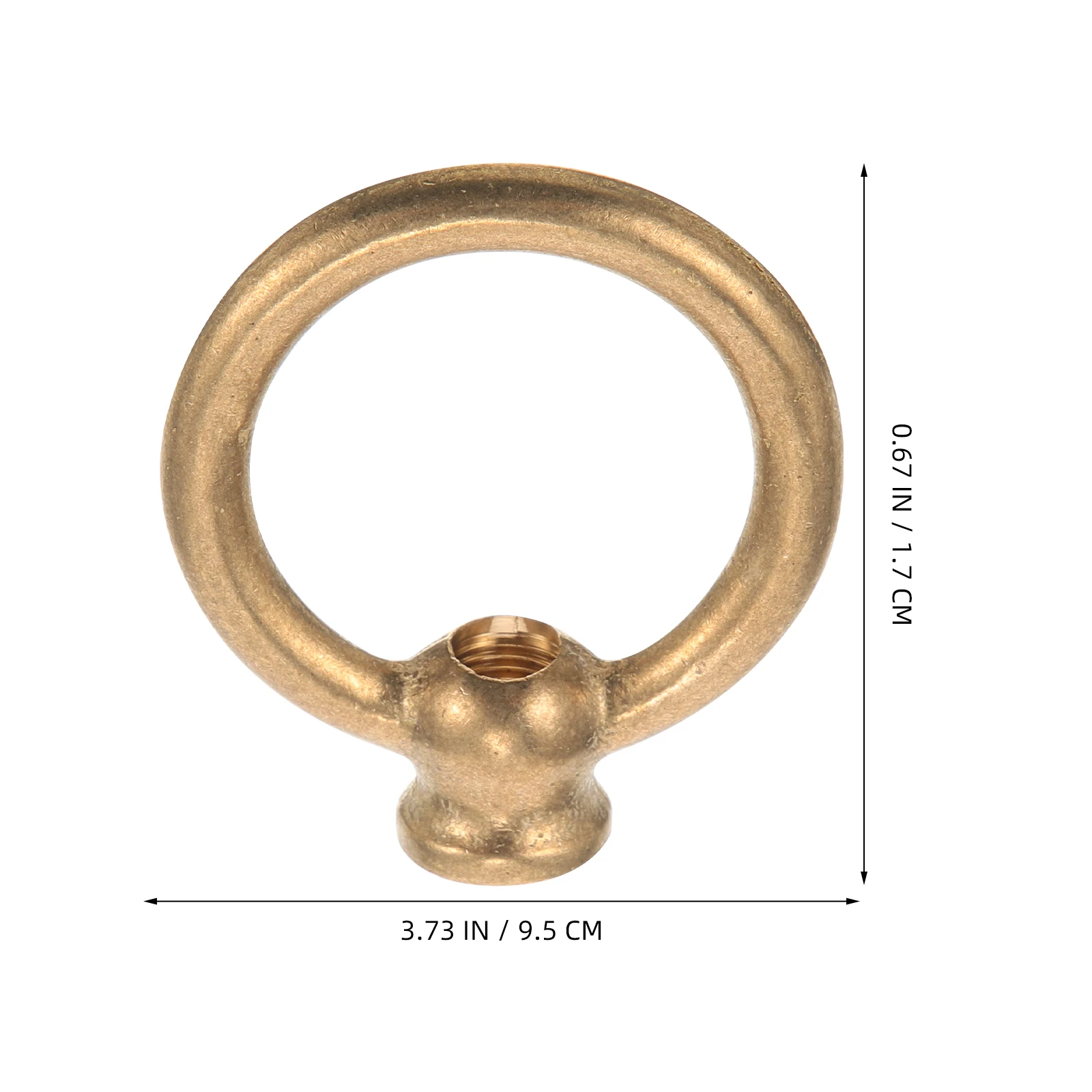 

Copper Hanging Loops Eye Bolts Ceiling Loop For Pendant Duty Lamp Nut Ring Replacement Parts Durable Light Hanging