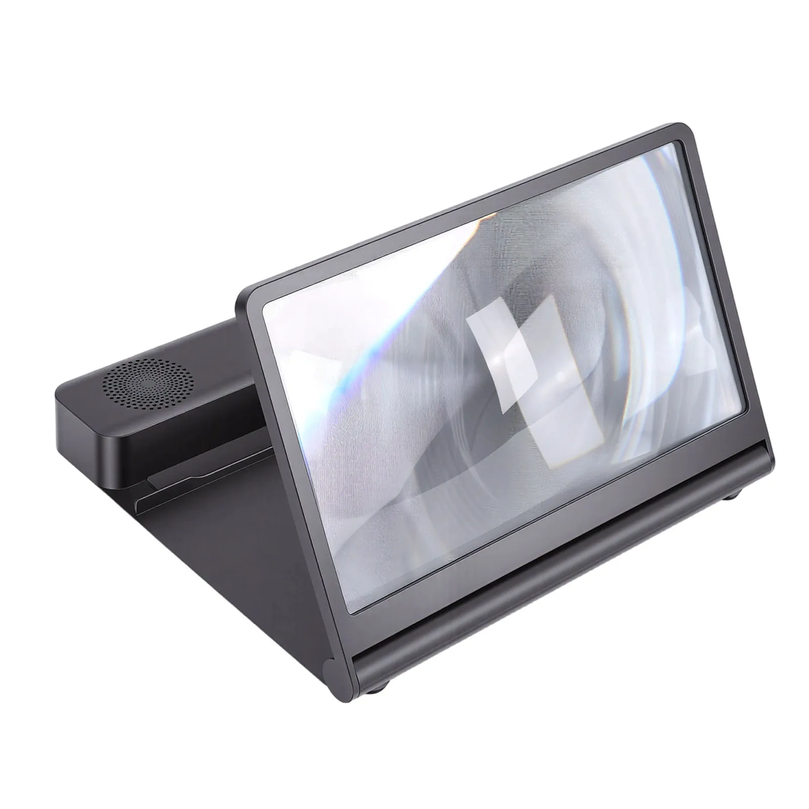 Smartphone Screen Magnifier with Bluetooth Speaker 3D HD Mobile Phone Screen Enlarger for Movies Videos Gaming