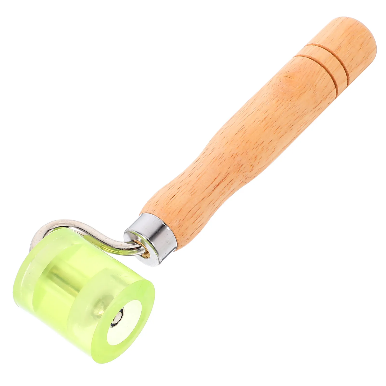

Wooden Handle Seam Roller for Leatherworking Quilting Sewing Wallpaper Smoothing Lightweight Hand Roller for Fabric and PVC