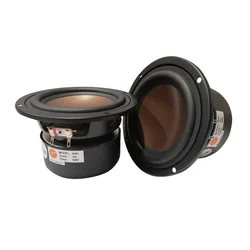 Original HiVi B4N 4'' Mid-Range Speaker Driver Unit Magnesium Clad Aluminum Cone Shielded 8ohm 25W OD=116mm