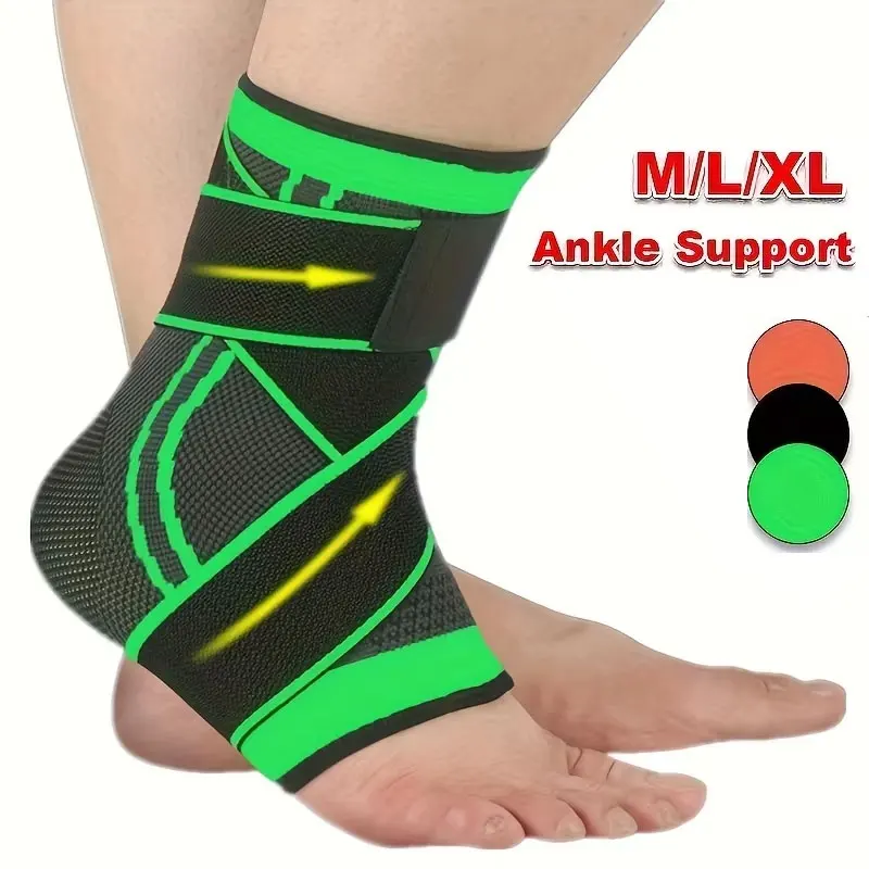 1Pc/2pcs Ankle Support Brace With adjustable straps, Best Ankle Compression Support Brace for Foot and Heel