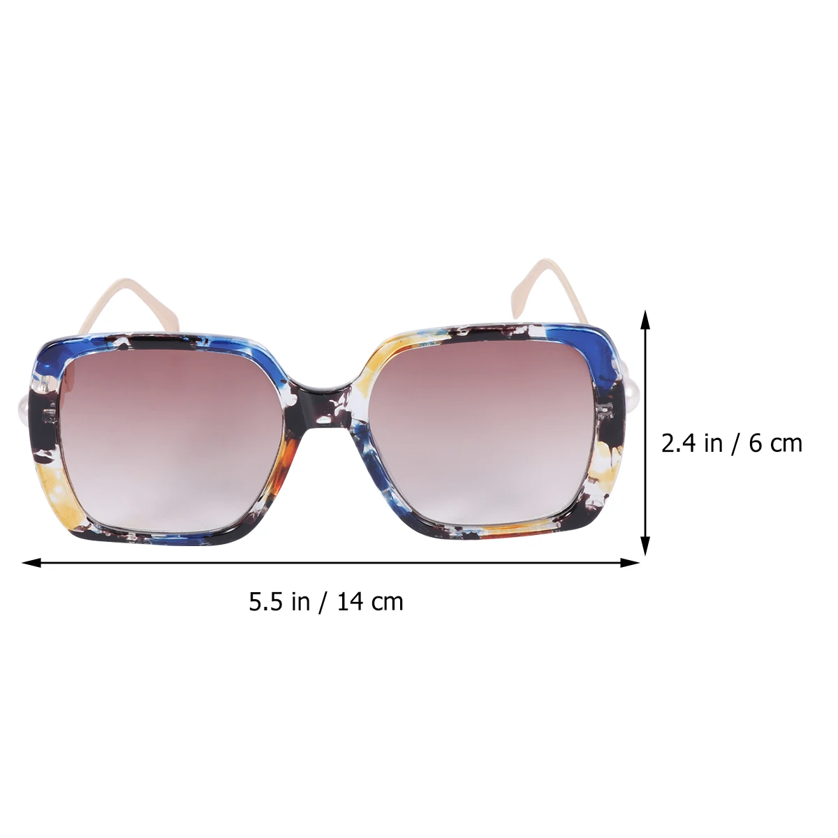 

Fashionable Outdoor Sunglasses for Women with Decoration Lightweight Eye Capture Stylish Comfort Sunglasses