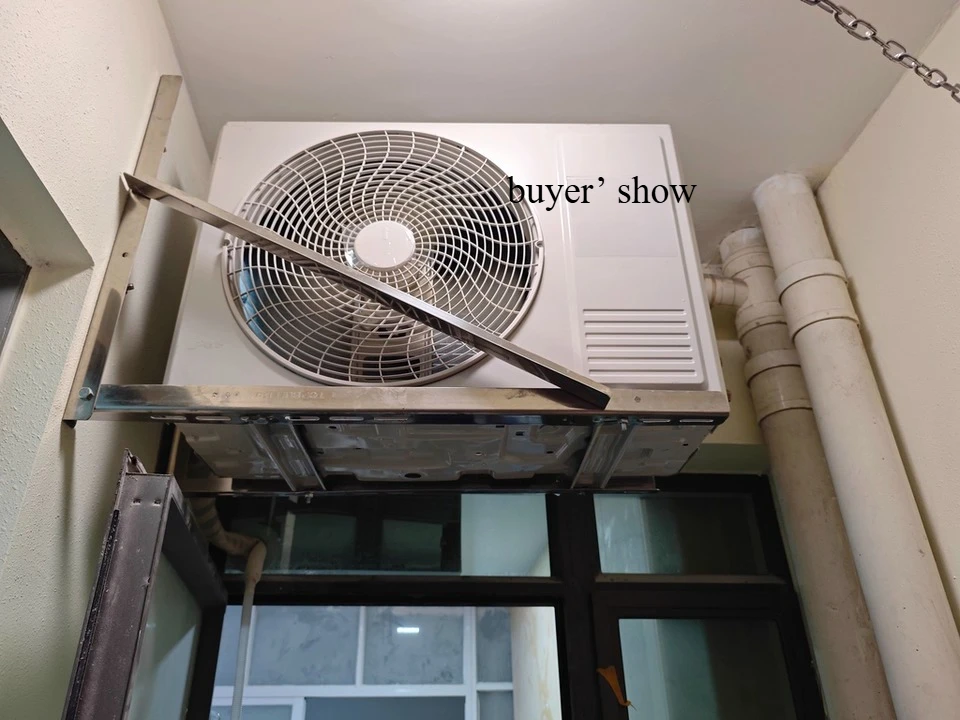 Steel air conditioner external unit side-mounted bracket lengthened and thickened special installation hanger 1P 1.5P 2P