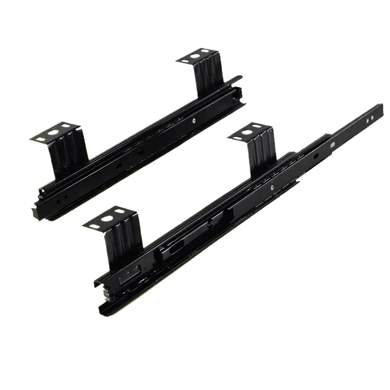 

1 шт., 10-12 дюймов, трехсекционные направляющие для шкафа, компьютерная клавиатура, буфер, направляющий кронштейн, 25/30 см, направляющий скользящий шкив, поддержка
