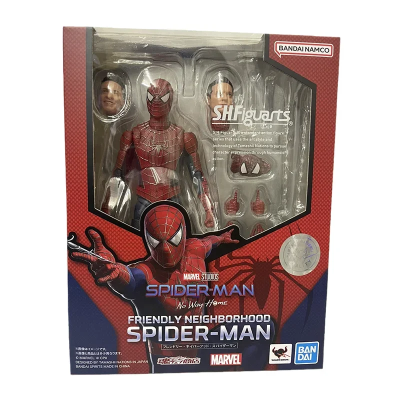 Punktowa bezpośrednia dostawa Bandai oryginalny SPIDER-MAN nie ma możliwości, aby dom Anime figurował pierwszego pająka zabawki figurki akcji na