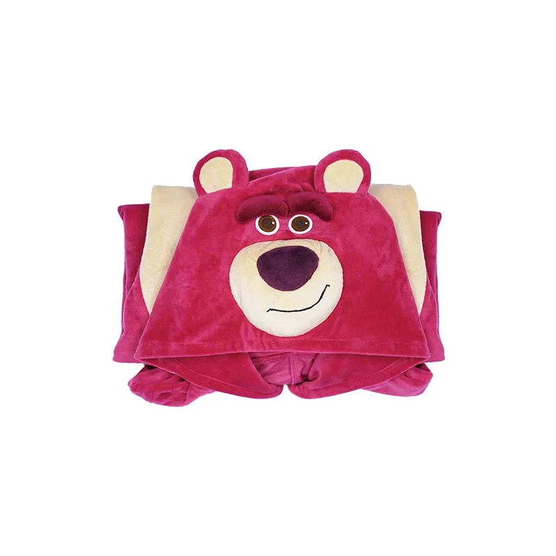 Disfraz de Cosplay de oso rosa Lotso de la película, pijama rosa, disfraz de Carnaval de Halloween, ropa personalizada de oso Lotso