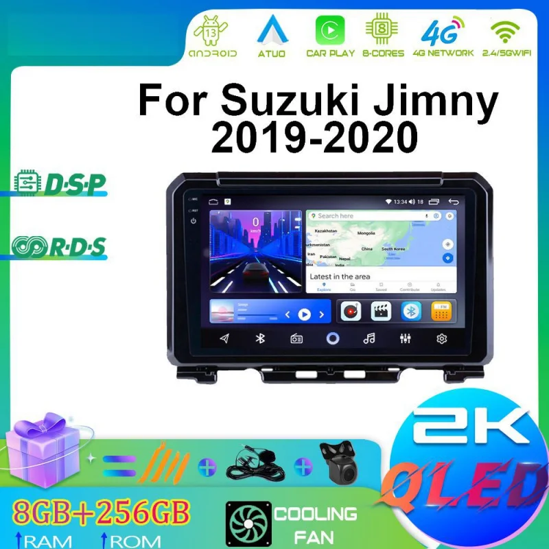 

For Suzuki Jimny 19-20 Car Multimedia Player Android Car Player GPS WIFI Carplay 4G Car Radio Navigation Stereo Car Electronic