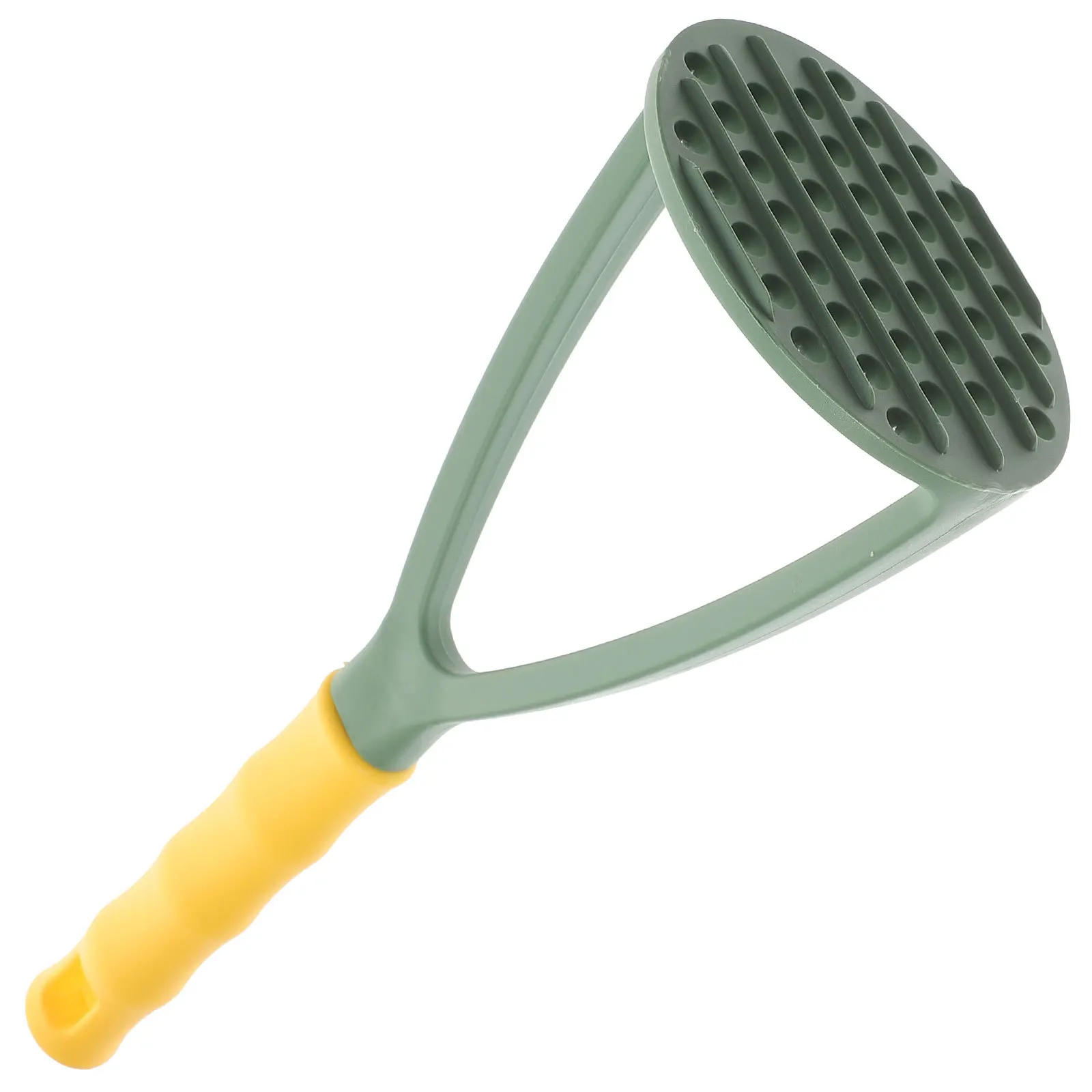

1 pc Potato Masher Black Lightweight Manual Kitchen Tool For Mashed Sweet Potato Squash Garlic Easy Clean Even Holes Smooth