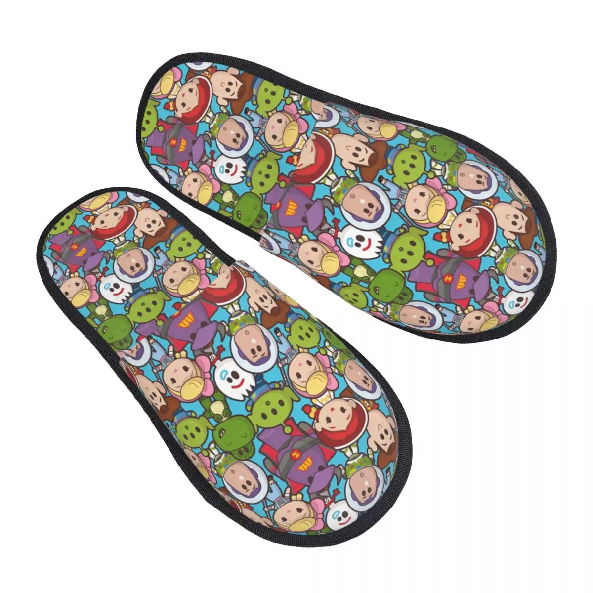 

Домашние тапочки «История игрушек» на заказ, женские уютные тапочки без шнуровки из пены с эффектом памяти в стиле аниме, гостиничные тапочки