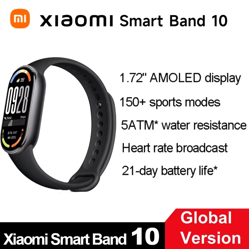 

Global version Xiaomi Mi Band 10 150 sports modes 21 day long battery life sleep management health management Xiaomi Hyper OS2