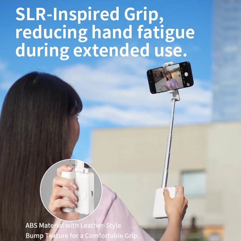 Mini Bastone Selfie Pieghevole 360° °   Supporto Rotante per Telefono con Telecomando Bluetooth, Stabilizzatore Portatile per Riprese, Vlogging, Streaming Live e Viaggi